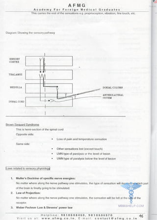 FMGE Notes - Physiology