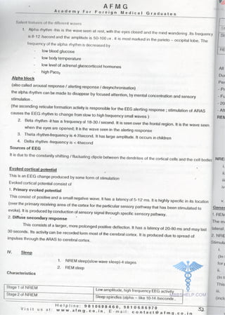 FMGE Notes - Physiology