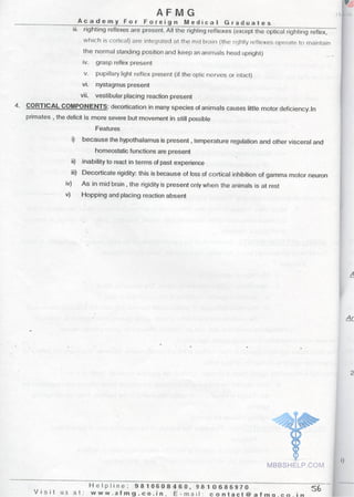 FMGE Notes - Physiology