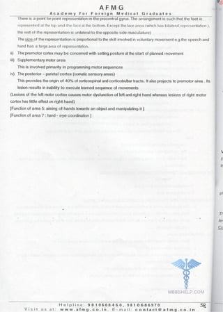 FMGE Notes - Physiology