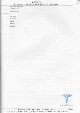 FMGE Notes - Physiology