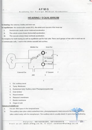 FMGE Notes - Physiology