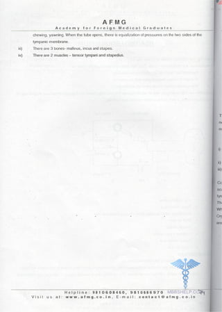 FMGE Notes - Physiology