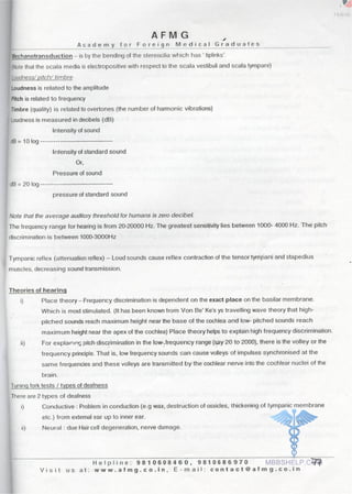 FMGE Notes - Physiology