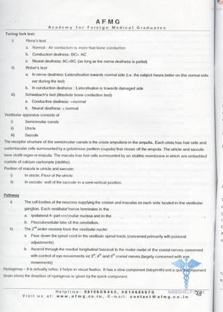 FMGE Notes - Physiology