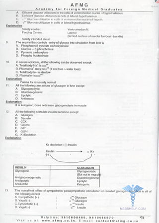 FMGE Notes - Physiology