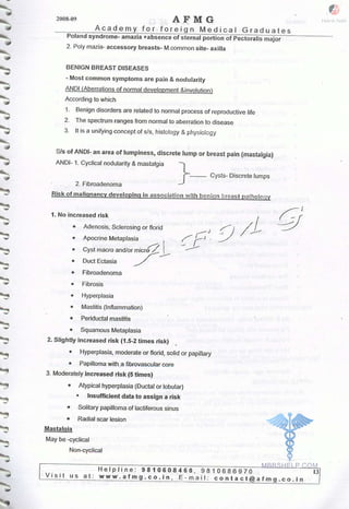 FMGE Notes - Surgery