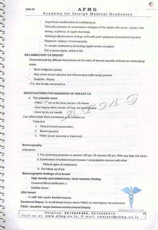 FMGE Notes - Surgery