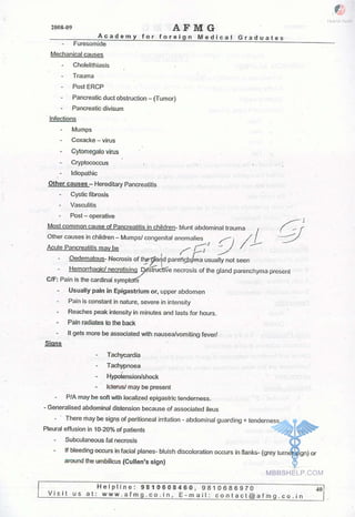 FMGE Notes - Surgery