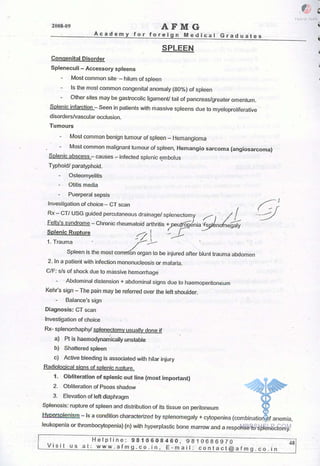 FMGE Notes - Surgery