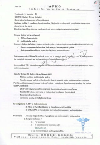 FMGE Notes - Surgery