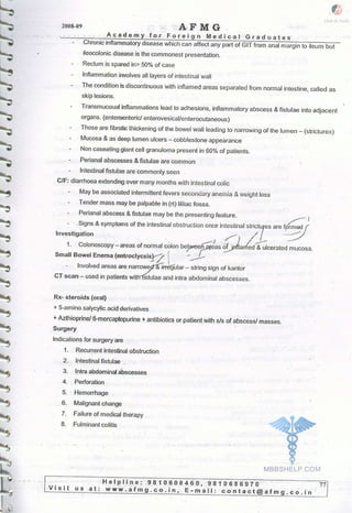 FMGE Notes - Surgery