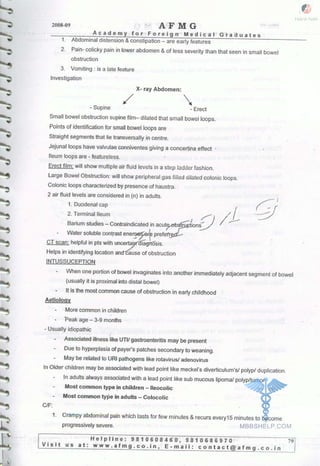 FMGE Notes - Surgery