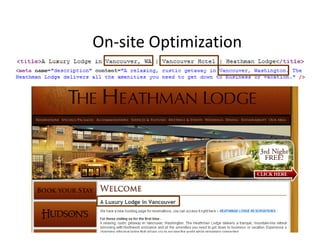 On-site Optimization
 