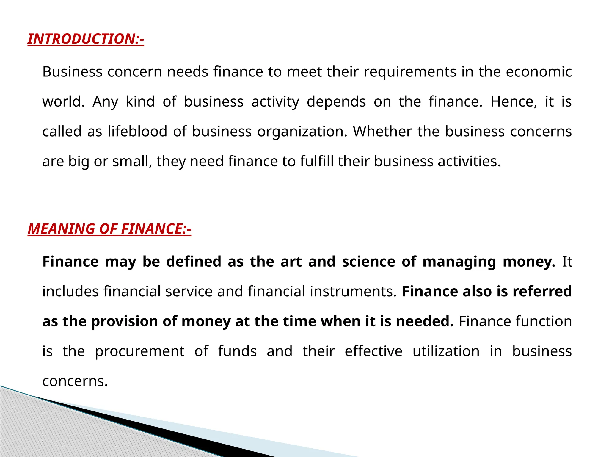 Financial Management : Introduction and Overview | PPTX