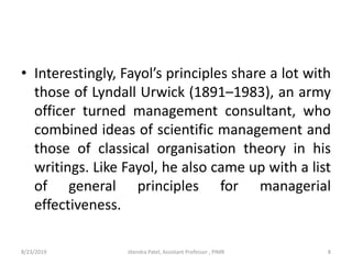 Urwick Fundamental of Management and Information System | PPTX
