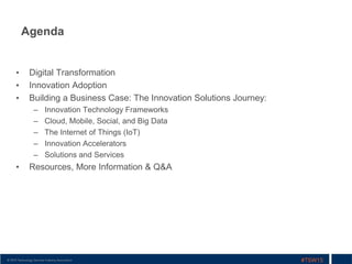 Building a Business Case for Innovation: Project Considerations for ...