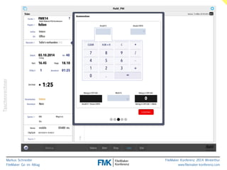 Taschenrechner 
Markus Schneider 
FileMaker Go im Alltag 
www.filemaker-konferenz.com FileMaker Konferenz 2014 Winterthur 
 
