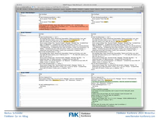 Markus Schneider 
FileMaker Go im Alltag 
FileMaker Konferenz 2014 Winterthur 
www.filemaker-konferenz.com 
 