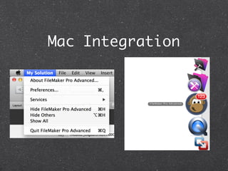 Mac Integration
 
