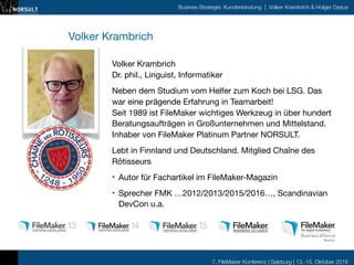 FMK2016 - Volker Krambrich und Holger Darjus - Langfristige Kundenbindung