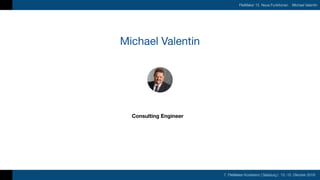 FMK2016 - Michael Valentin - FileMaker 15 Plattform