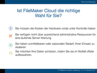 FMK2017 - Was ist neu in FileMaker 16 by Michael Valentin Slide 22