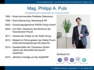 FMK2018- Migration tool Philipp Puls