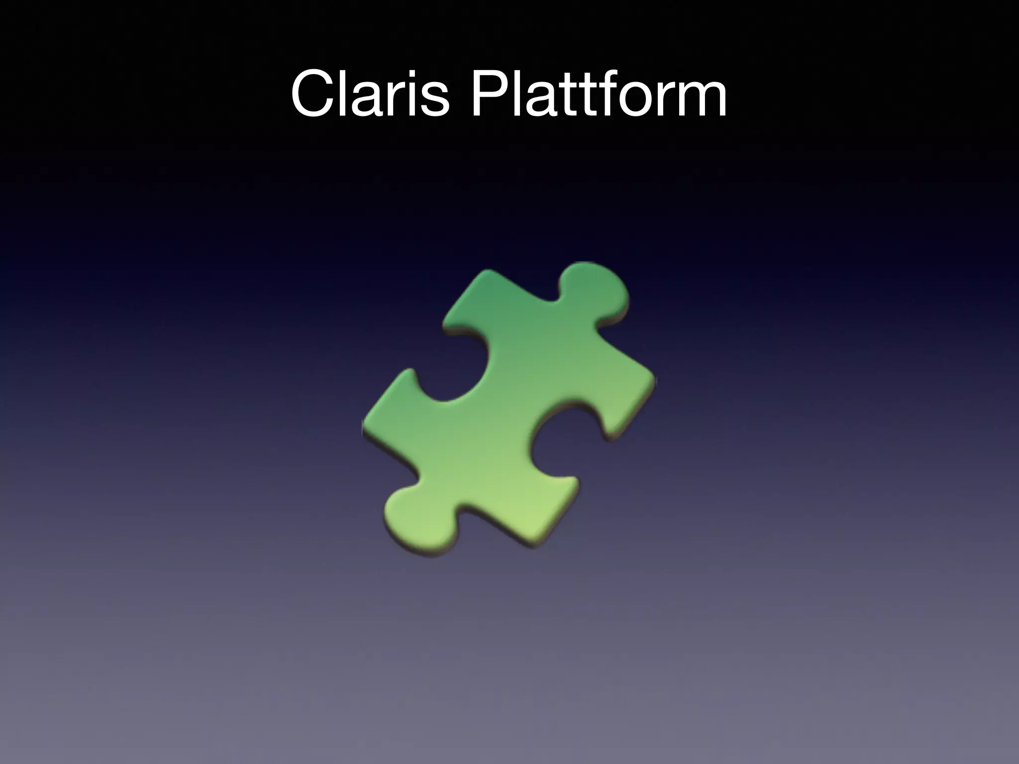 Claris Plattform
"
 