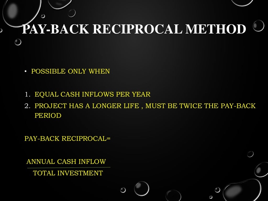 EVALUATION OF INVESTMENT PROPOSALS METHODS OF CAPITAL