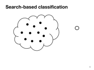 Search-based classification 
6 
 