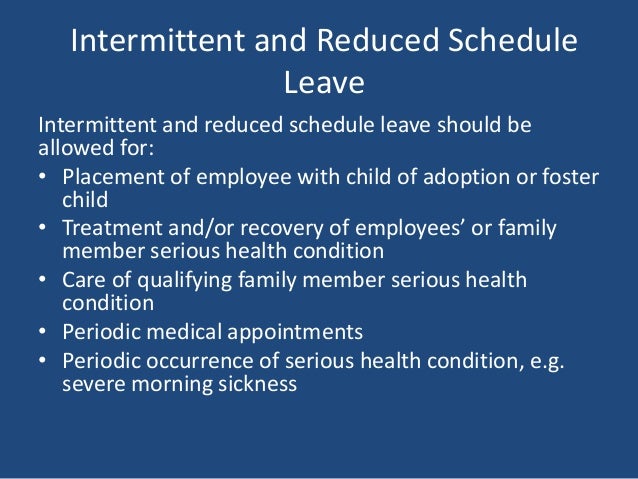 Fmla leaves covered under the act