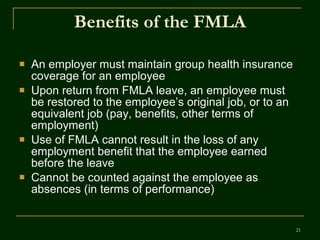 Fmla Employee Training V.4 Revised 02 11 09 | PPT