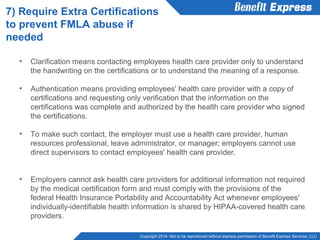 Fmla Authentication Example How to Comply with FMLA | PPT