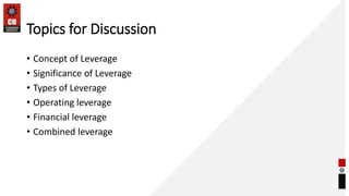 FM Leverages in financial management.ppt