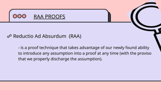 Rules Raa Pdf Modern approach to Axiomatics - RAA Proof and Negation | PPTX