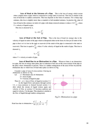 30
Fig.21. Obstruction in a pipe
 
