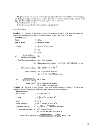 40
Practice Problems:
 