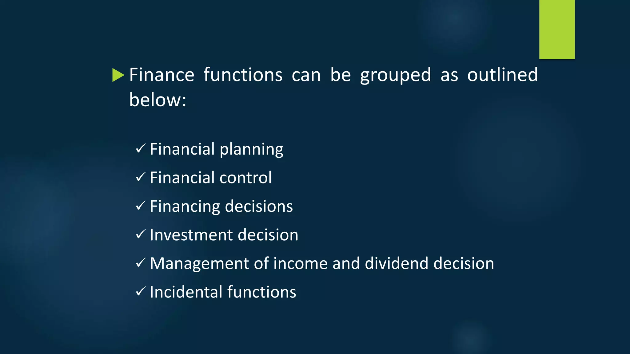 Financial Management Involves Decisions About Which Of The Following INTRODUCTION TO FINANCIAL MANAGEMENT | PPT