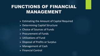 Introduction To Financial Management