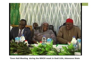 +
Town Hall Meeting during the MNCH week in Gedi LGA, Adamawa State
 