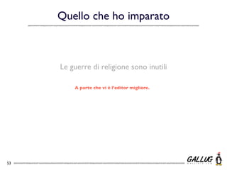 Quello che ho imparato



     Le guerre di religione sono inutili

         A parte che vi è l’editor migliore.




53
 
