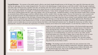 Layout/Structure - The structure of the double spread is effective and clearly thought through because on the left page it has a page full of drawings and colour
and then the right page only has a simply designed article. The article on the adjoining page is simple and easy to read with no detail. I think the pages compliment
each other really well because they contradict each other, one bursting with colour and few words, the other with a lot of words and no colour, the pages successfully
cancel each other out, making the double page spread not too intense and easy to read and understand. Also, the structure of this fanzine hasn’t adopted the same
style as a stereotypical fanzine. For example, as I mentioned briefly during my ’Colour scheme’ paragraph fanzines would usually have varied backgrounds with
exotic and eye catching features that don’t make sense together, with a cut-out sketch book - unorganized aesthetic. An aspect that fanzines usually follow is having
an inconsistent theme, different pages would have different themes and they wouldn’t follow any page margins. However, this fanzine has a strict consistent style
that runs through the fanzine; the white background with no border, the same font/colour font, and same size font (excluding titles), it basic and simple layout.
Usually, fanzines are the opposite of this; the origin of fanzines being created on a low budget using items that you already owned, published without a professional
publisher. However, in the past years with the development of new software allowing us to create fanzines online, using digital applicants like, Photoshop and
InDesign, were are able to create fanzines however we like. As well as technology developing fanzines developed, stirring away from traditional expectations of
fanzines, so now in modern day we see more and more fanzines that follow a more bland and consistent style. So, although this fanzine may not follow what is
stereotypically a fanzine it still follows the requirements of a fanzine. A fanzine can be whatever the created interprets it as and what they created it to be. Also,
another note-worthy aspect about the layout/structure of the fanzine/double page spread
is that the articles included are short. I think this is important because if the articles were
heavy and long then they would be more likely to overwhelm the reader, I think long
articles about how to improve your mental health would trick the reader into thinking
that there are a lot of detailed things you need to do in order to stay stable, and this
would lead students into a false sense of danger when in reality there are only few main
steps to take into considerations. Therefore I think keeping the articles short is an
efficient way of making students more likely to read them. Also, university students
have the constant pressure that they haven’t got enough time, so if they are faced with a
long article they are less likely to read it.
Headings - The headings used in the article follow the same consistent style of the
article, the heading on the right has adopted a handwritten, elementary approach which
works well with the aesthetic of the rest of the page because it follows the doodle, care-
free vibe that the page oozes. Then on the second page the heading is simple and
straightforward, making the heading clear.
 