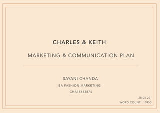 Charles Keith and LVMH, PDF, Luxury Goods