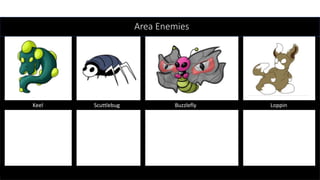 Keel Scuttlebug Buzzlefly Loppin
Area Enemies
 