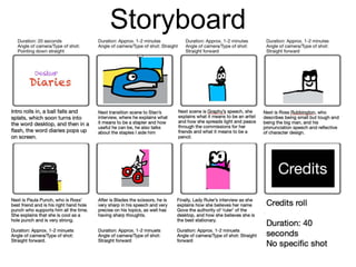 Storyboard
 