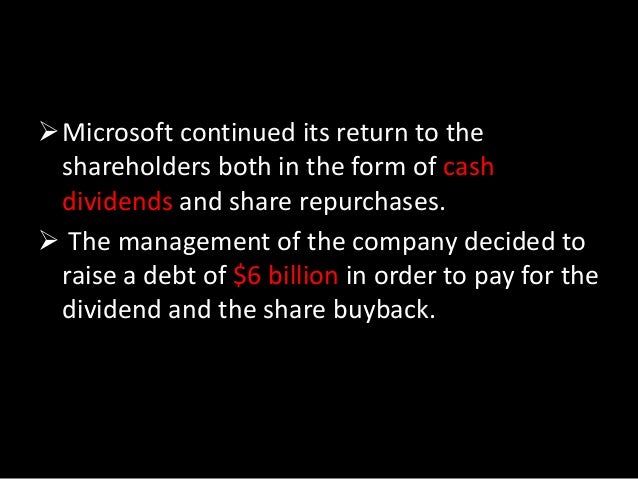 microsoft dividend
