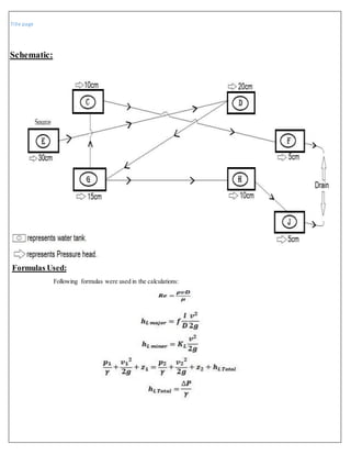 Piping Network Analysis Method Piping network (fluid mechanics) | DOCX