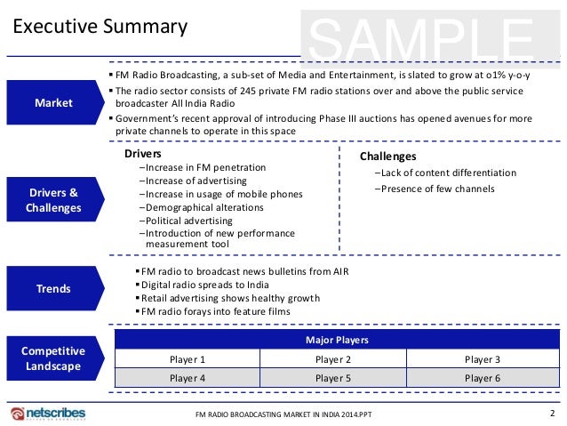 template executive summary