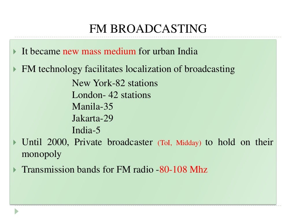 Fm radio in india2018 converted